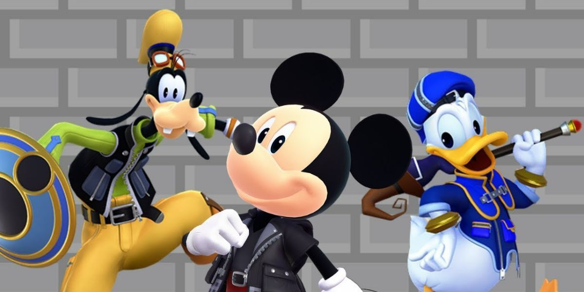 Goofy, Mickey, and Donald in KH3