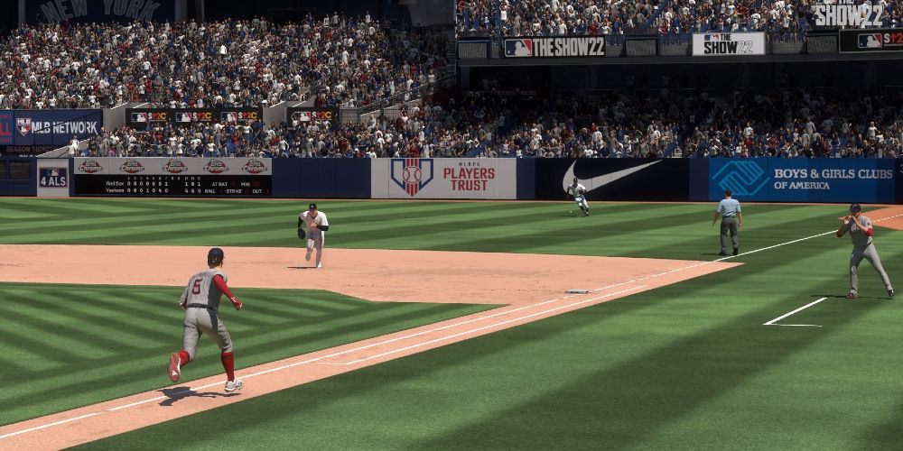 mlb the show 2022 red sox run to first