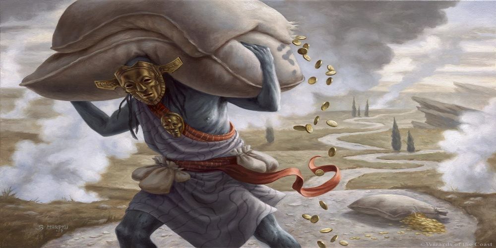 mtg Gray Merchant of Asphodel card artwork