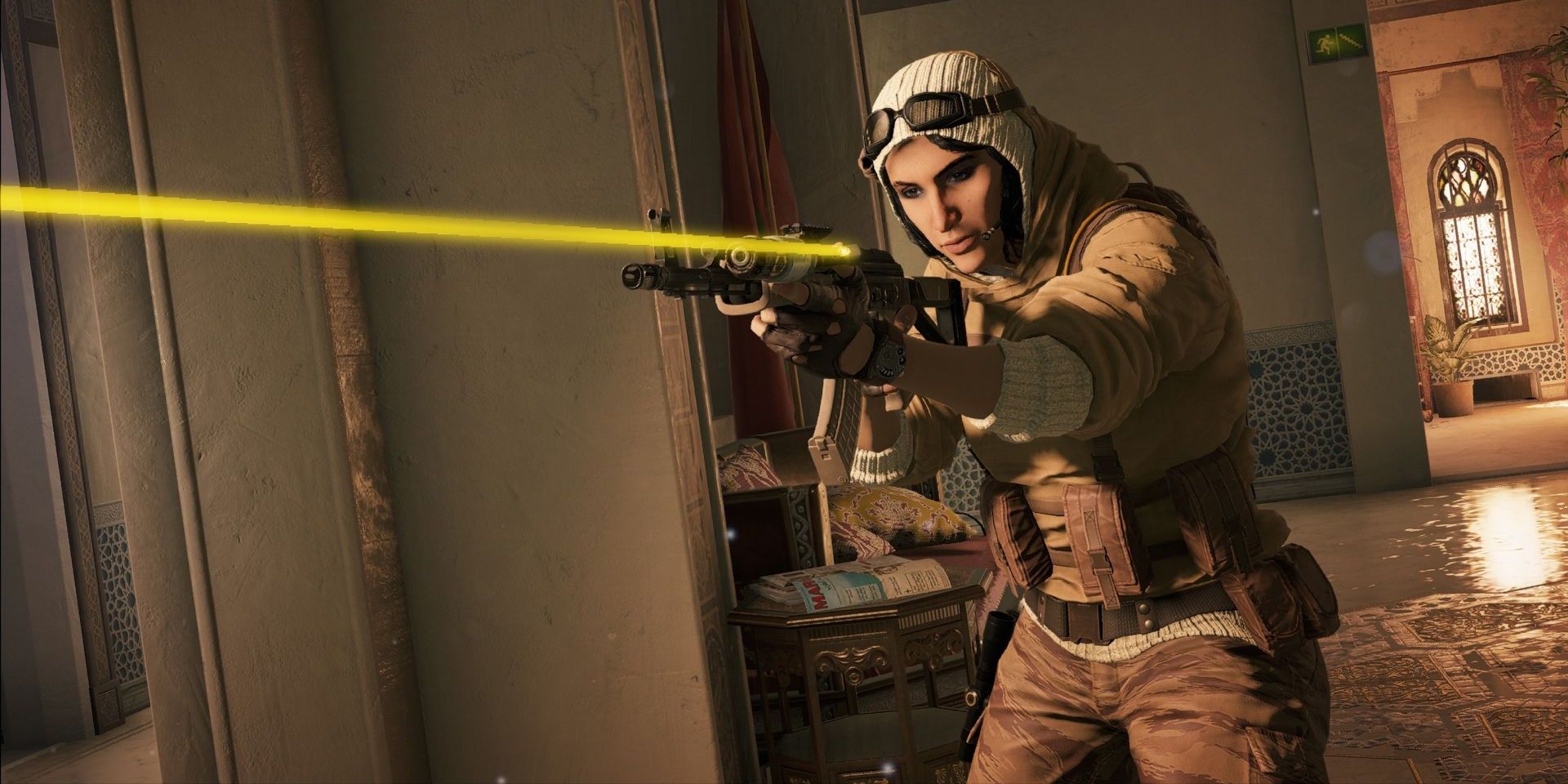 A screenshot showing Nomad in Rainbow Six Siege