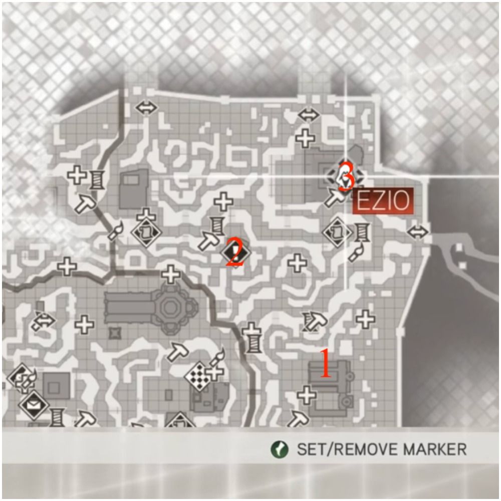 Assassin&rsquo;s Creed 2 Florence&rsquo;s San Marco District Glyph Locations