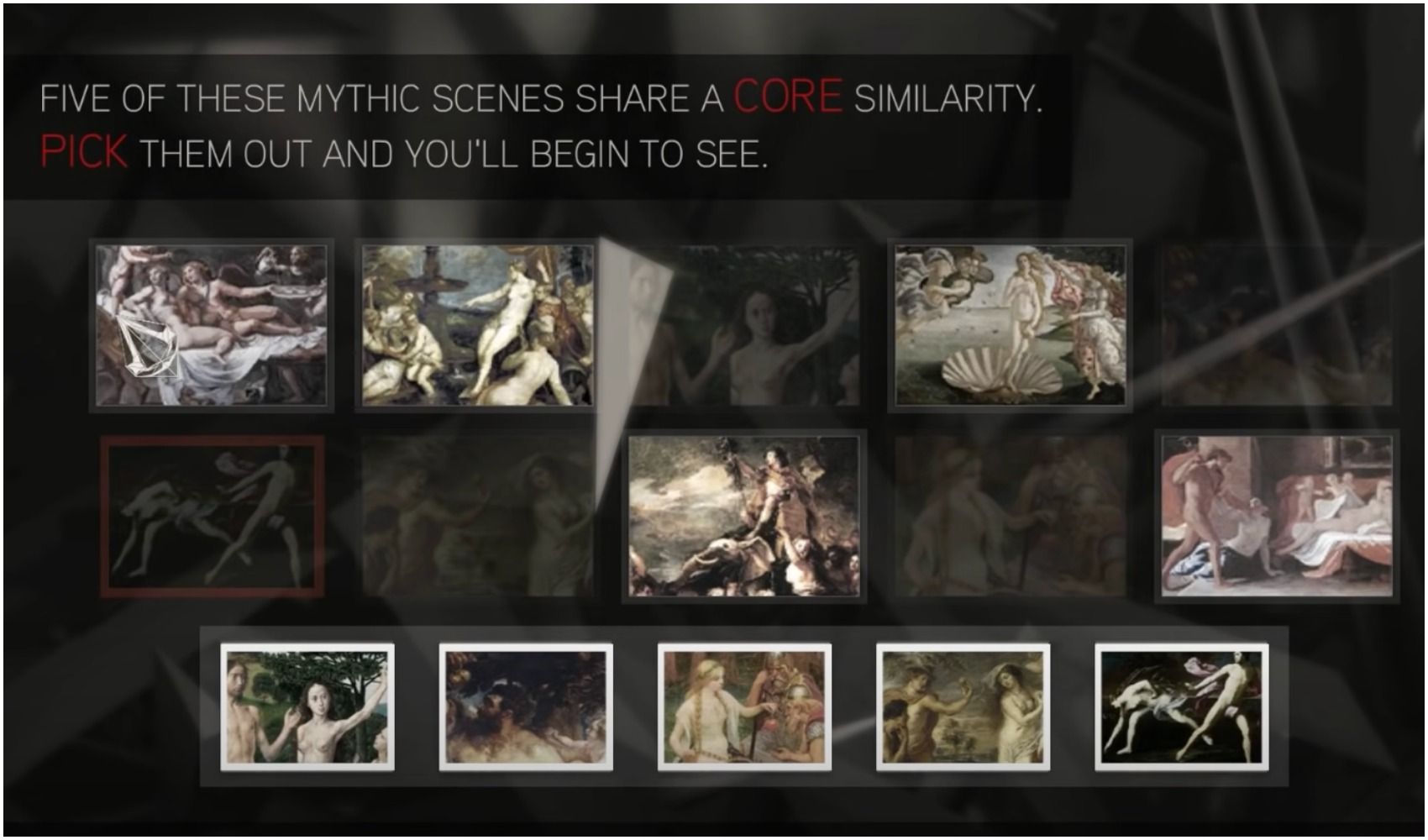 Assassin&rsquo;s Creed 2 Glyph Puzzle 1 solution