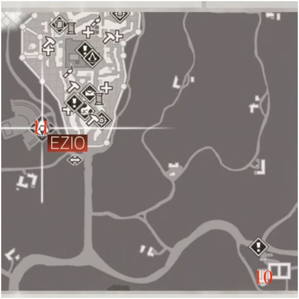 Assassin&rsquo;s Creed 2 Tuscany Countryside glyph locations