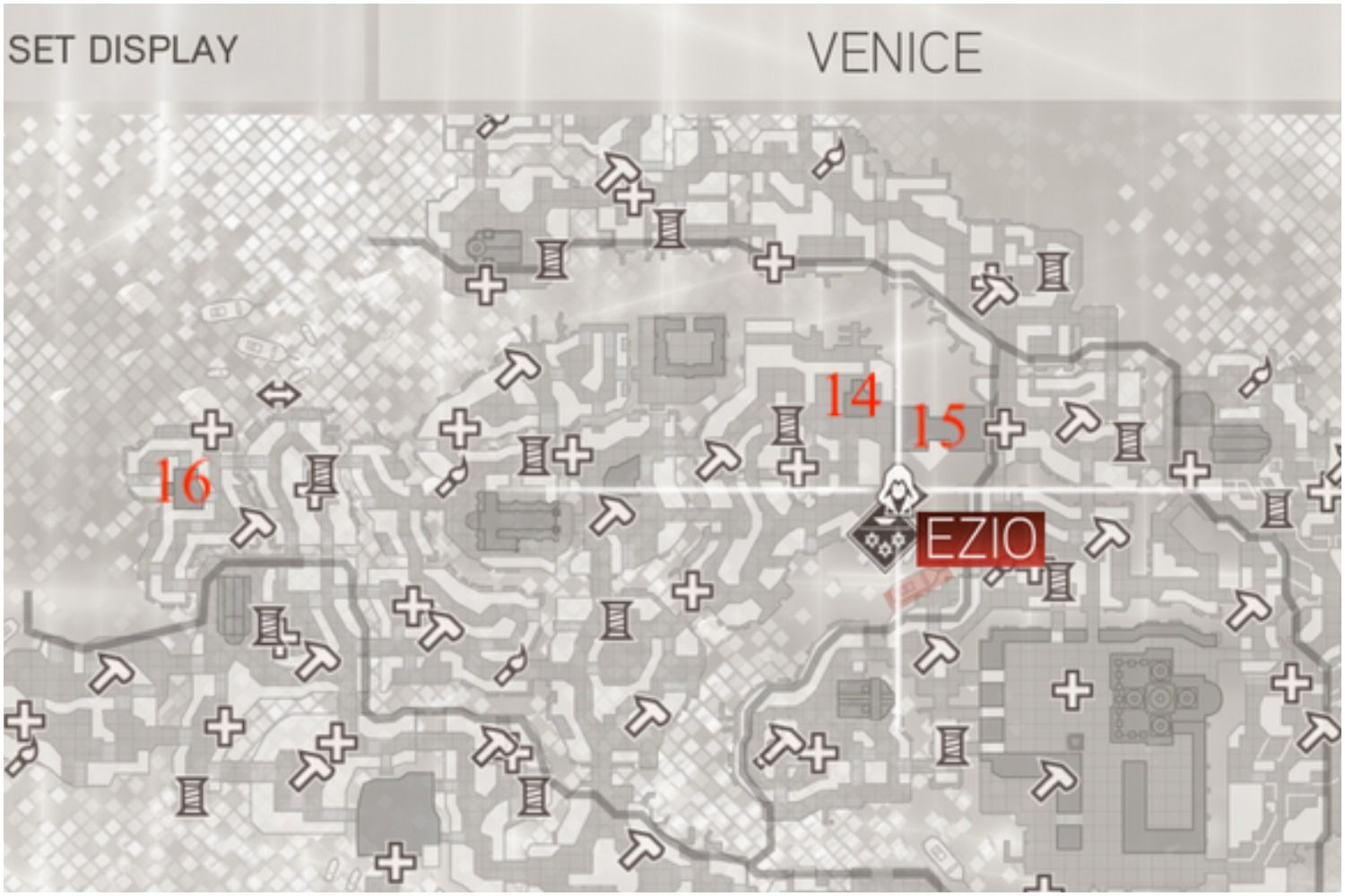 Assassin&rsquo;s Creed 2 Venice glyph locations
