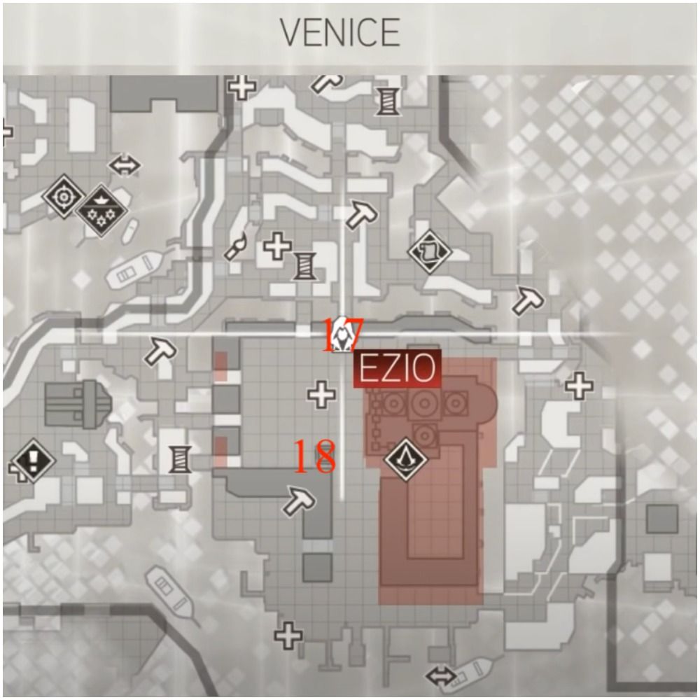 Assassin&rsquo;s Creed 2 Venice&rsquo;s San Marco glyph locations