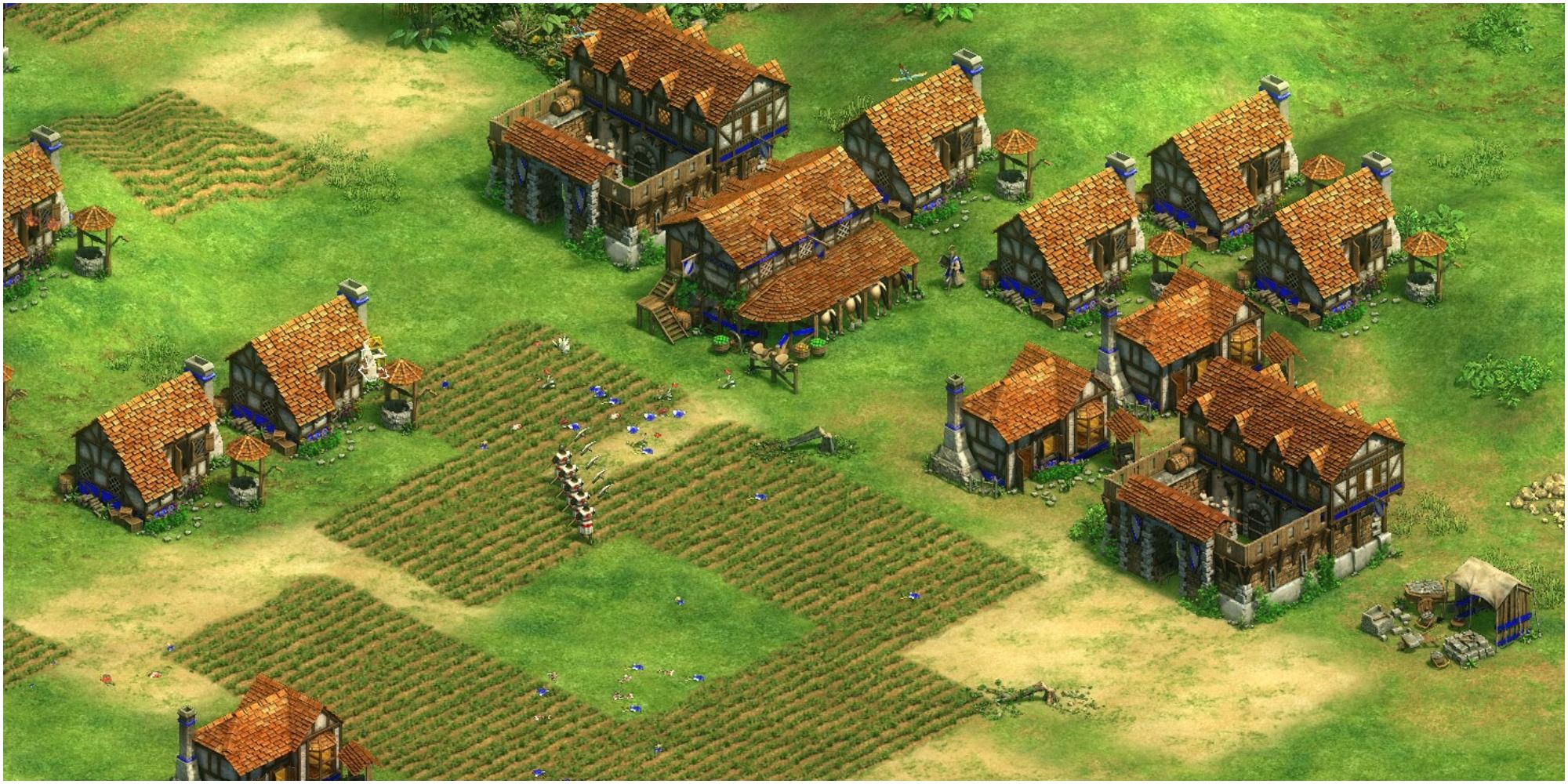 Age of Empires Definitive Edition Franks Buildings Pikemen