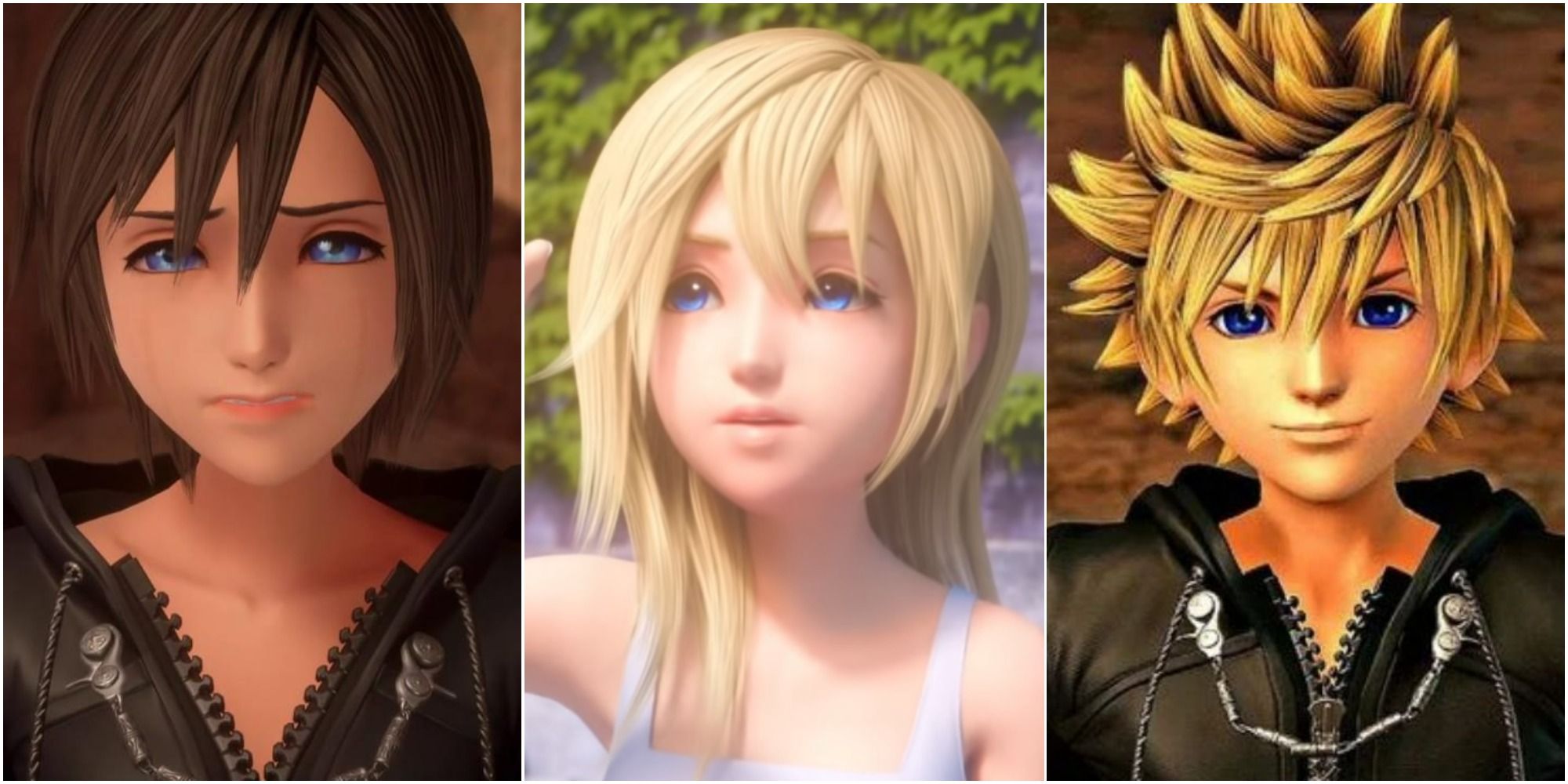 Xion, Namine, and Roxas in KH3