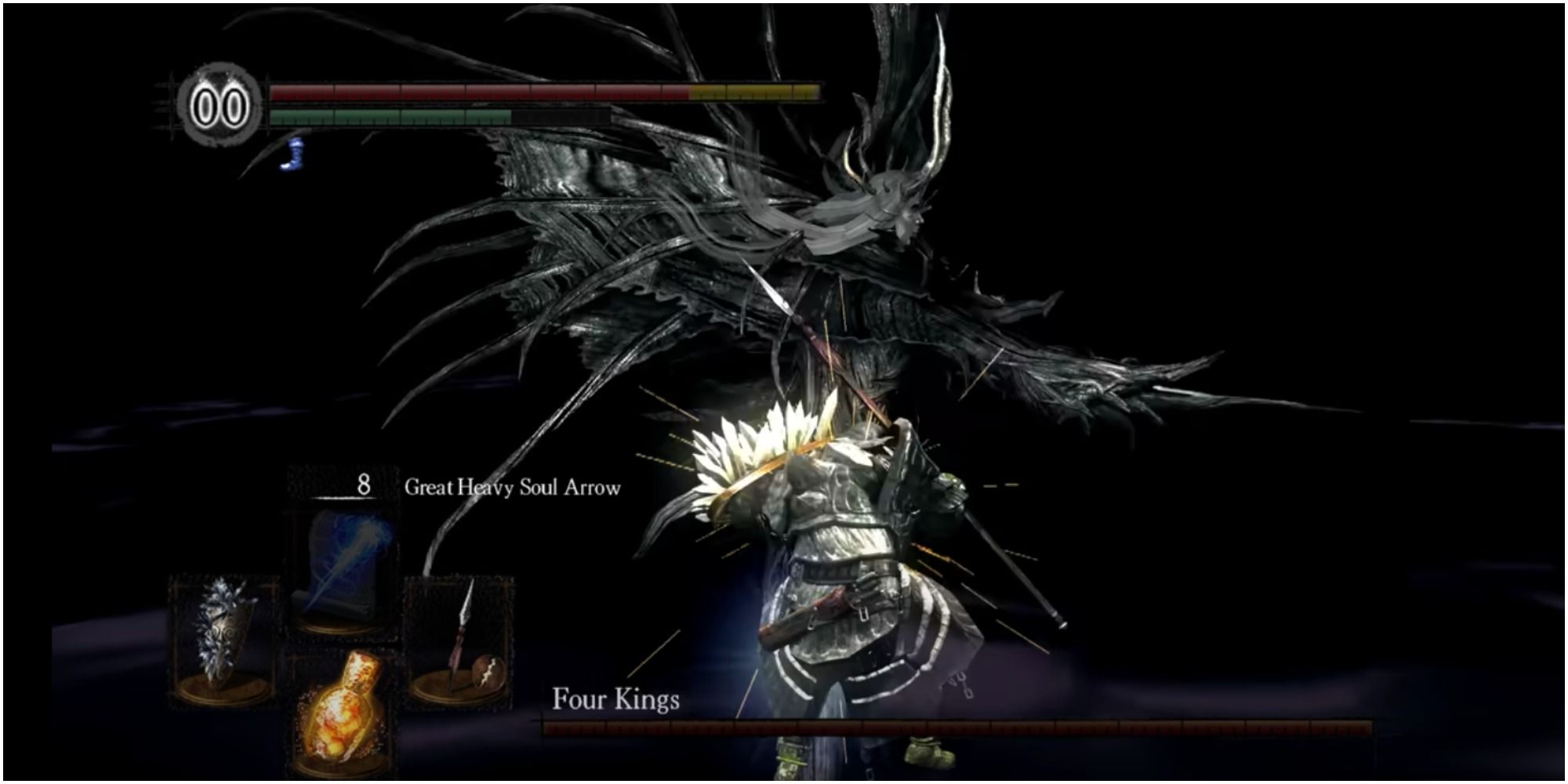 Dark Souls Four Kings boss fight
