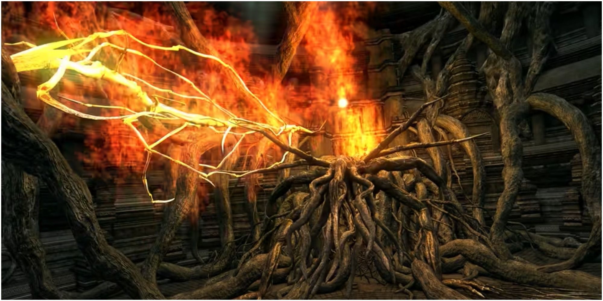 Dark Souls Bed Of Chaos boss fight