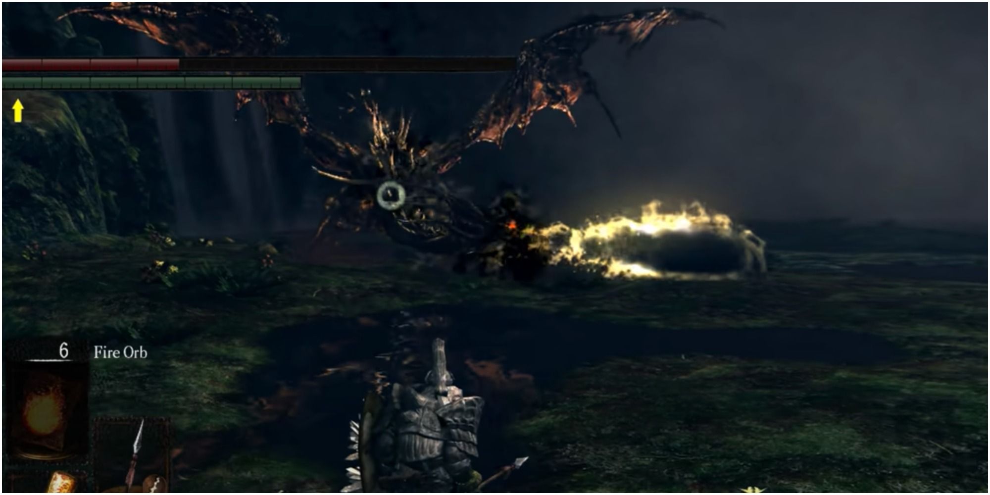 Dark Souls Black Dragon Kalameet boss fight