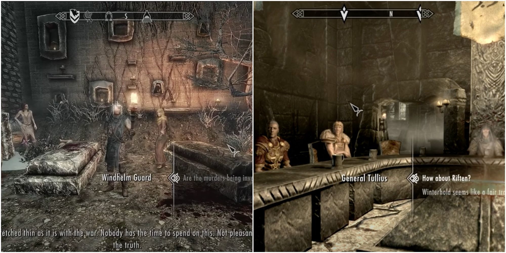 Elder Scrolls V Skyrim There are more dialogue options in Skyrim