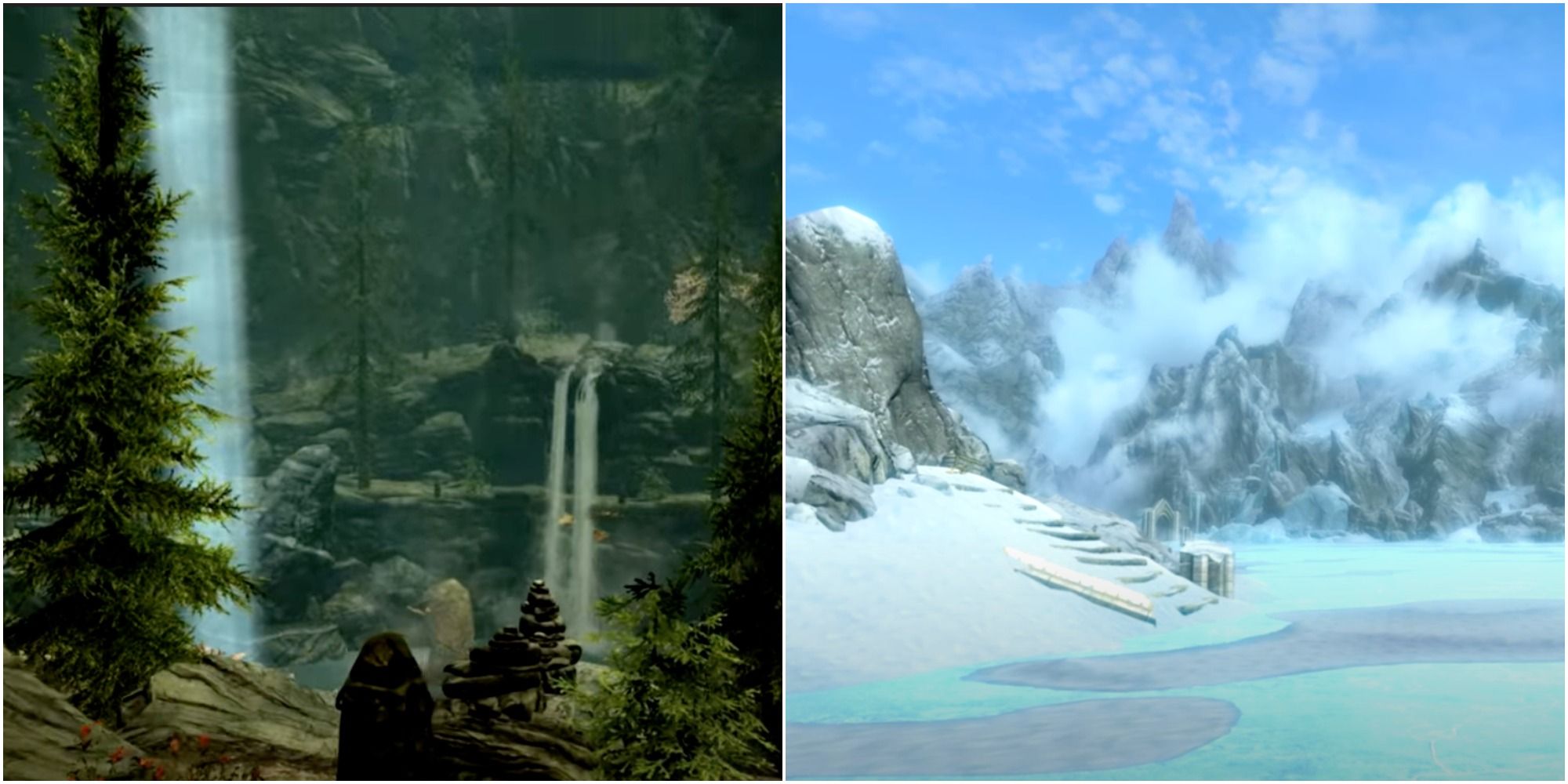 Elder Scrolls V: Skyrim A much more peaceful exploration of beautiful locations