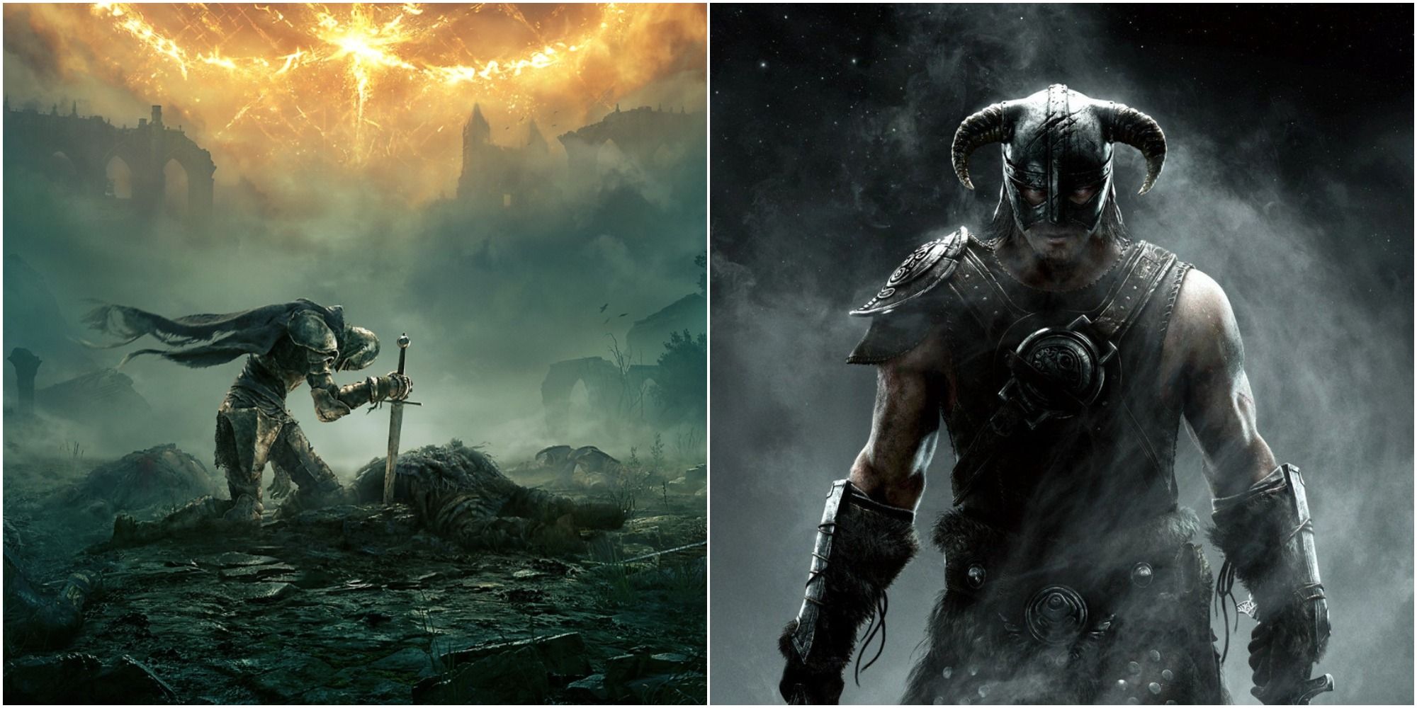 Elden Ring Vs. Skyrim Which Game Is Better Feature Image
