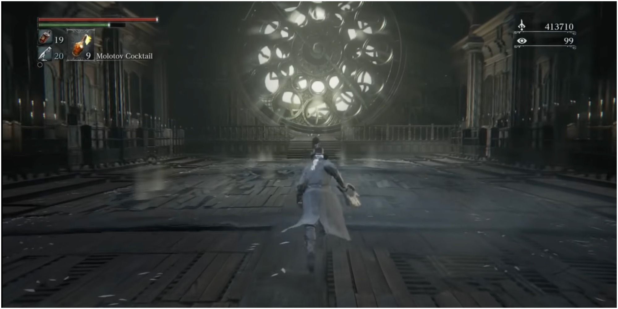 Bloodborne Lady Maria Of The Astral Clocktower boss arena