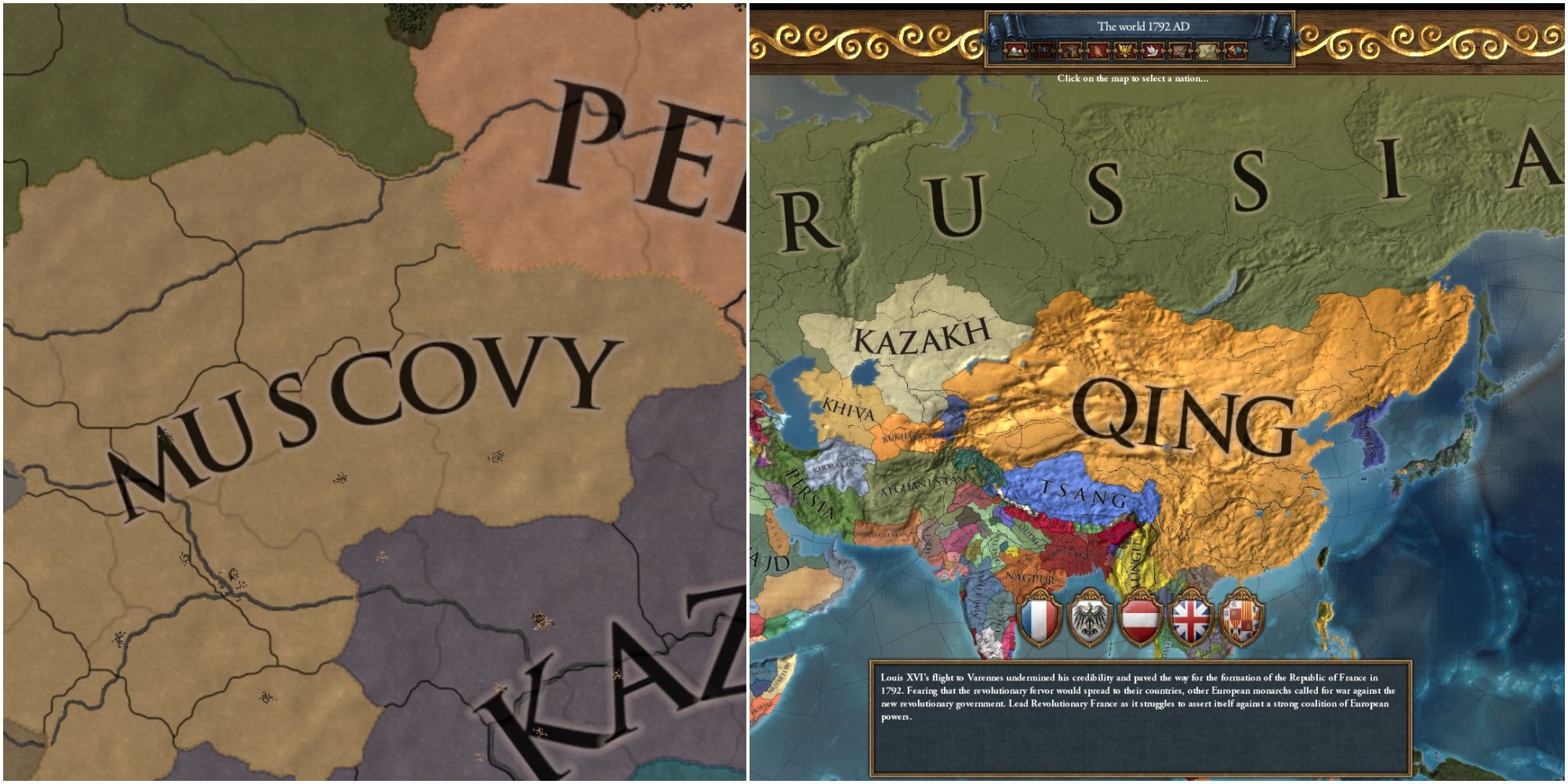 EU4 Muscovy Russia Map