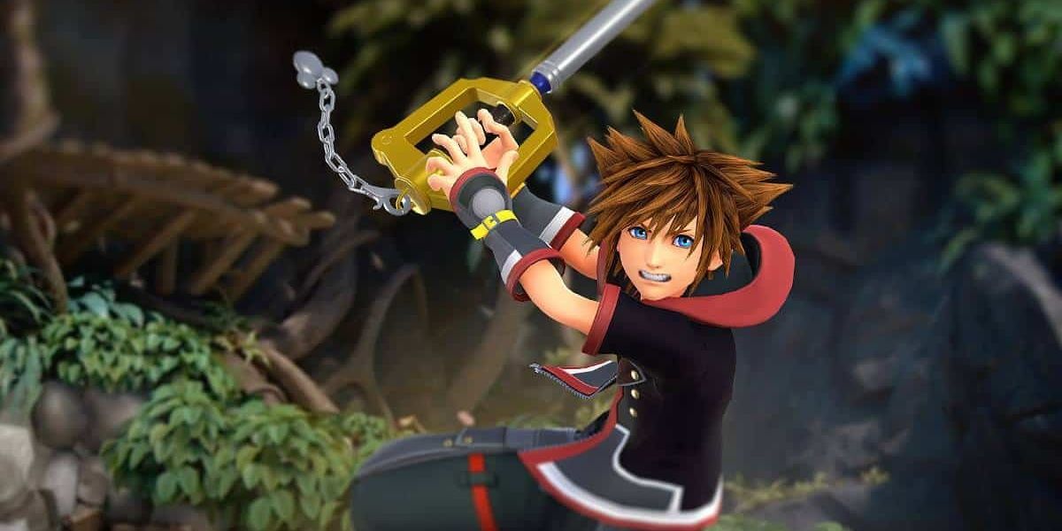 sora fighting kingdom hearts 3