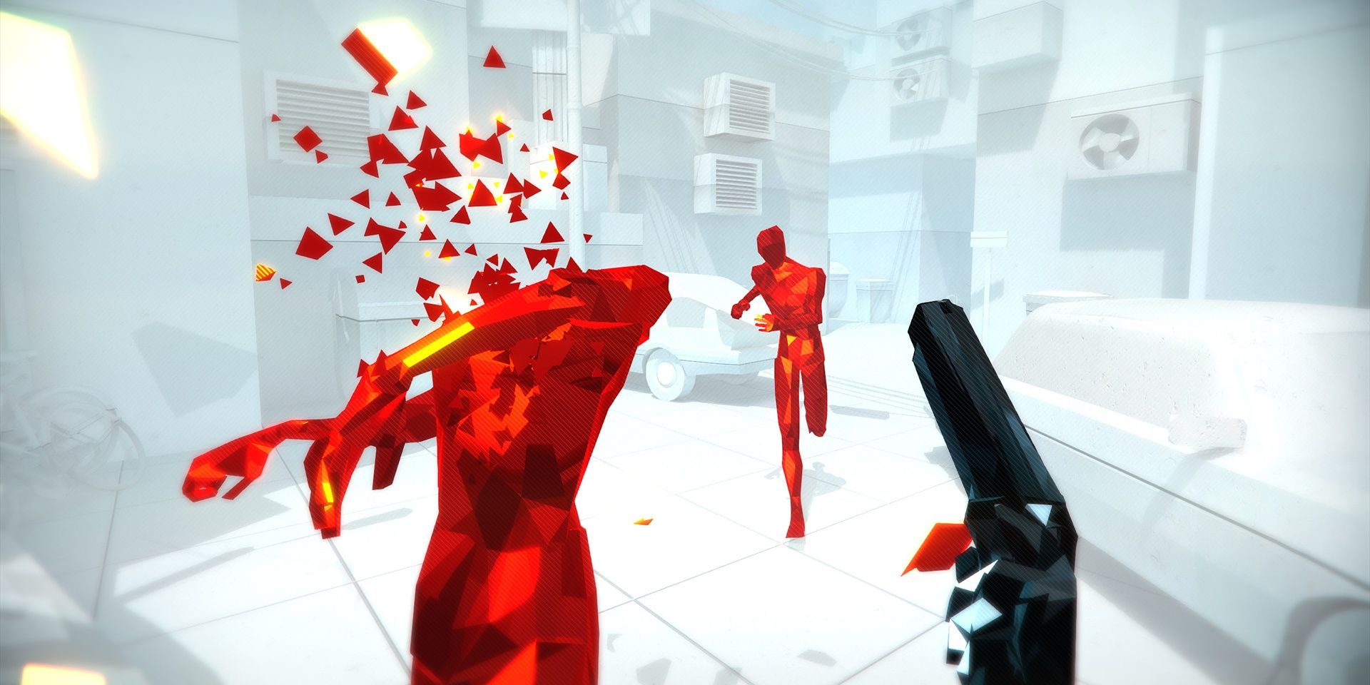 FPS Gameplay of SUPERHOT