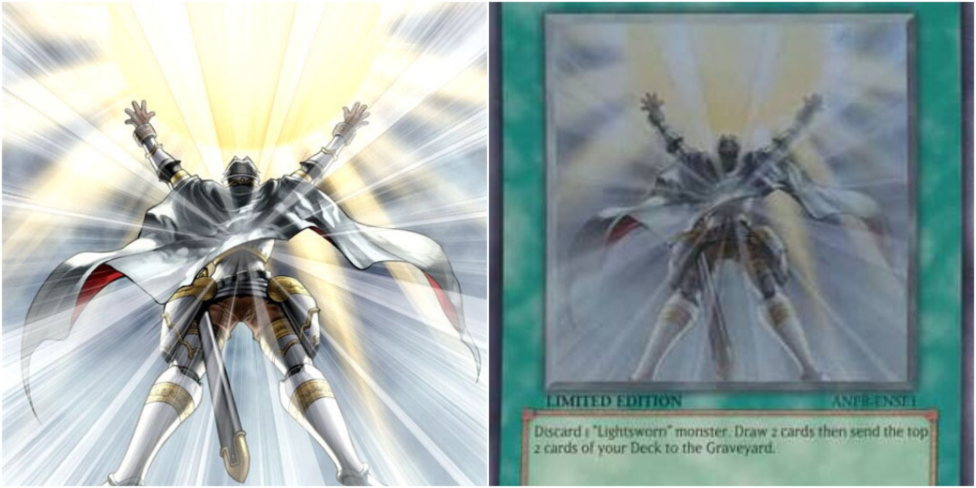 yugioh solar recharge card art and text