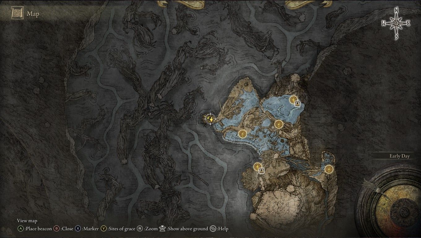 Elden Ring Crucible Knight Siluria location in Deeproot Depths