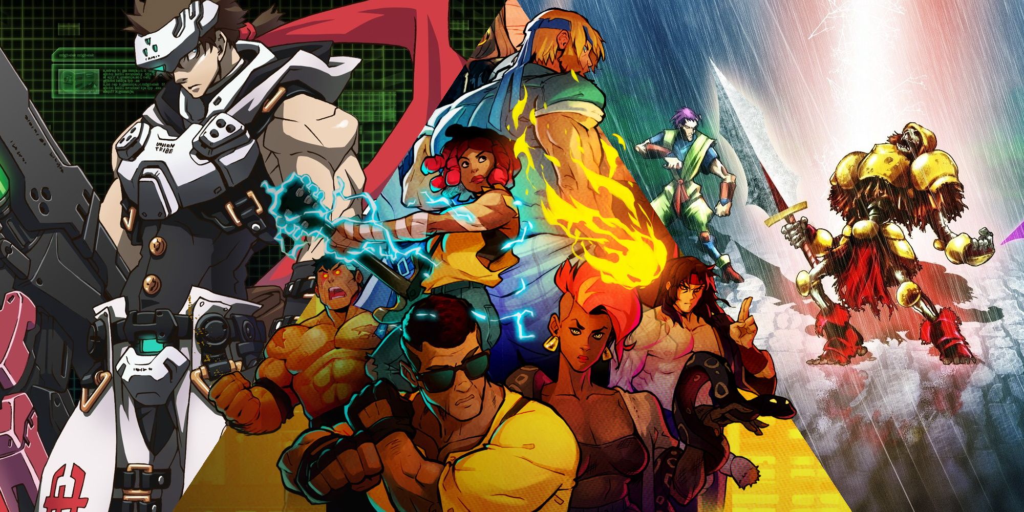 2D Games With Online Featured Image (featuring Streets Of Rage 4, Guardian Heroes, and Hard Corps Uprising) 