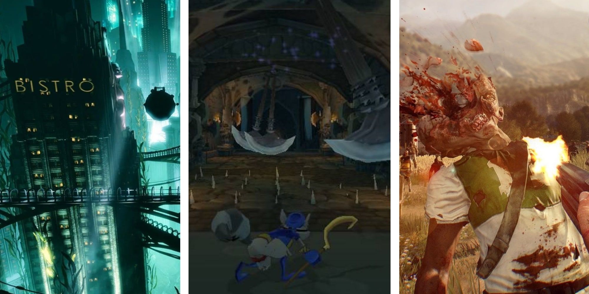 7 Games That Need A Prequel Feature Image - BioShock, Sly Cooper, Dying Light