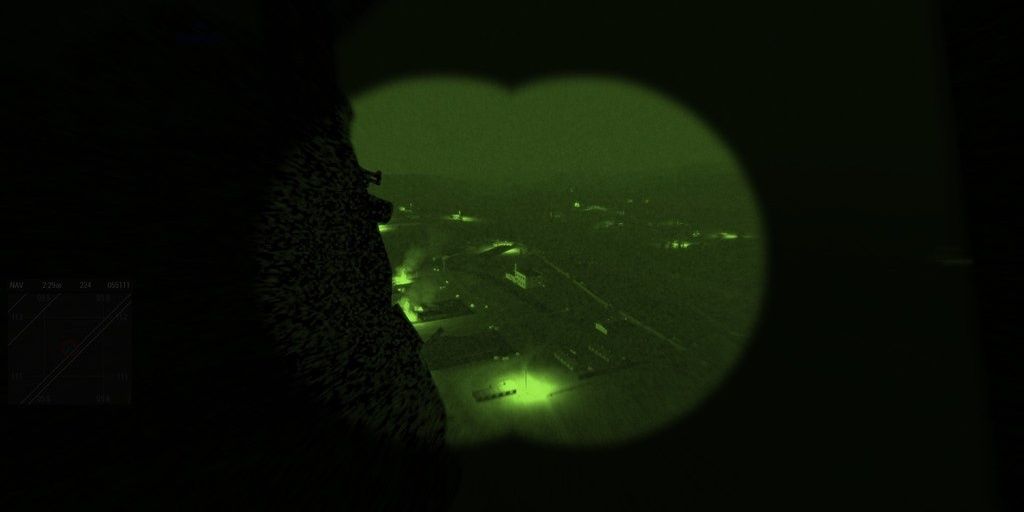 Arma 3 Night Vision showing grainy effects, using ACE3 Mod