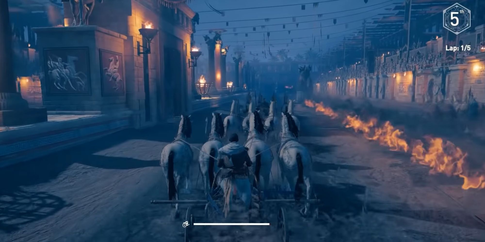 Assassin's Creed Origins Screenshot Of Chariot Race