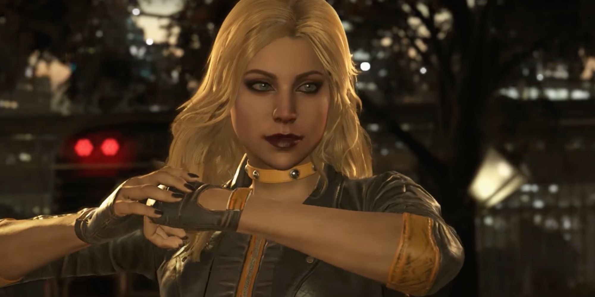 Black Canary preparing to fight in Injustice 2