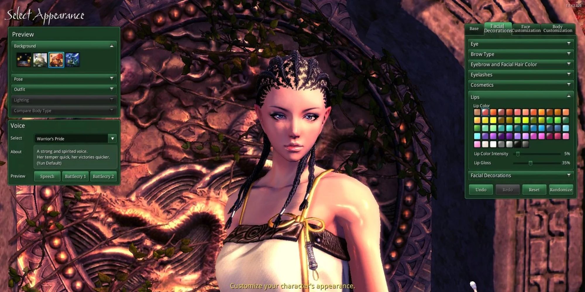 Blade and Soul character creator