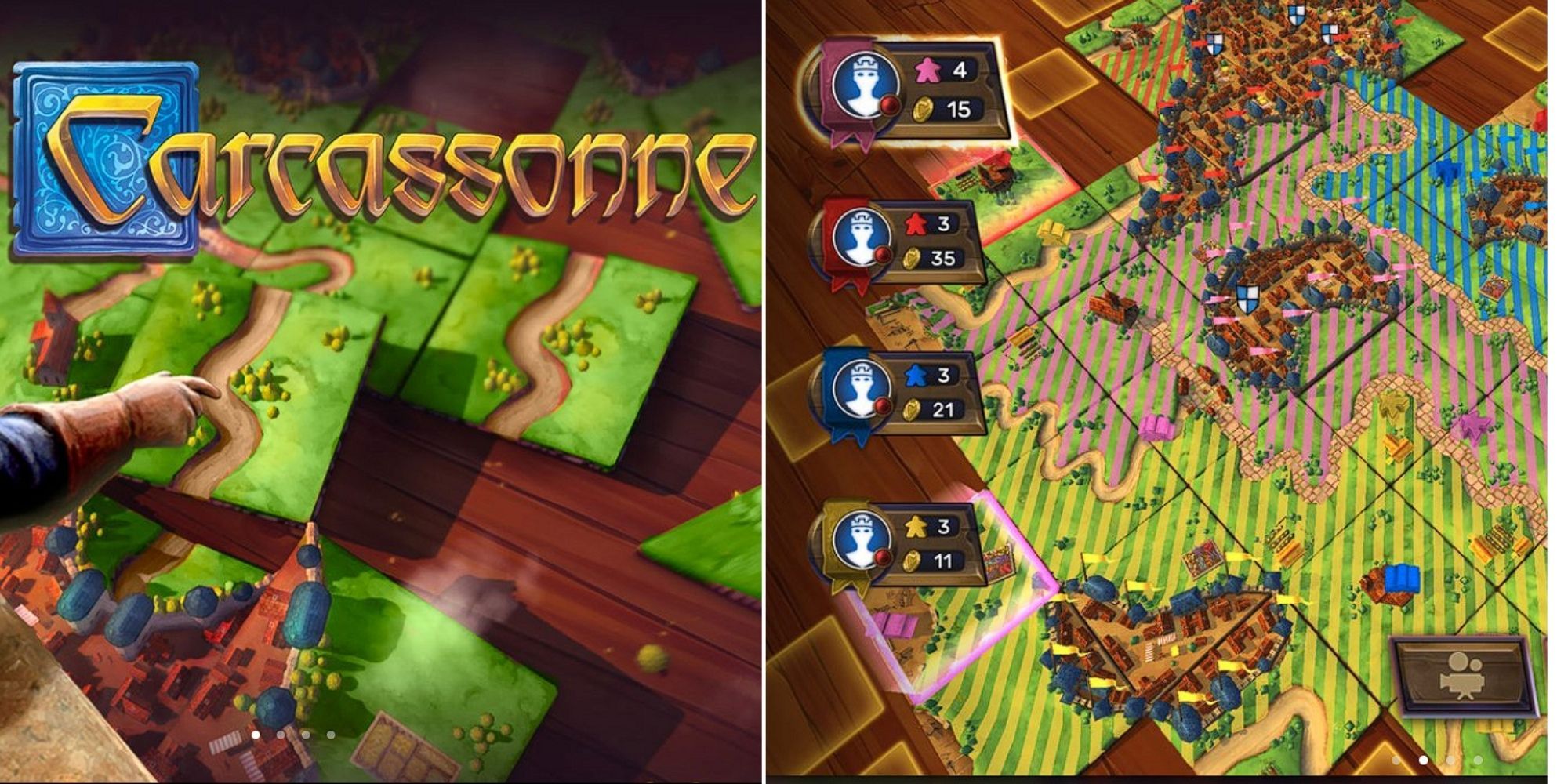 Carcassonne Titles and In game scoring stage