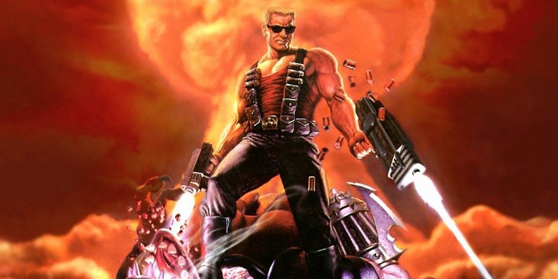 Duke Nukem 3D game box art.