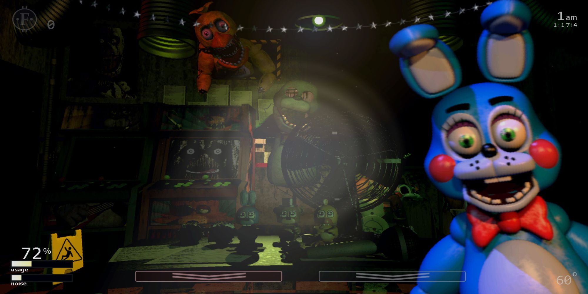 Chica and Toy Bonnie From Ultimate Custom Night best free horror games on steam