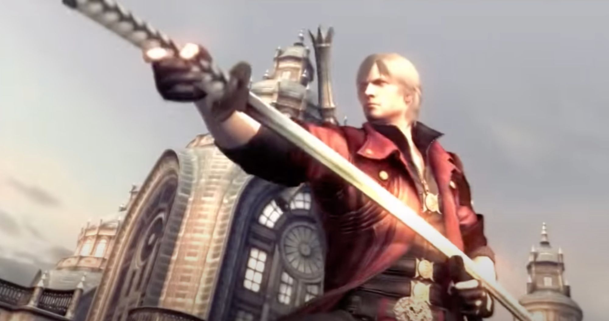 Devil May Cry Dante wields the Yamato Sword