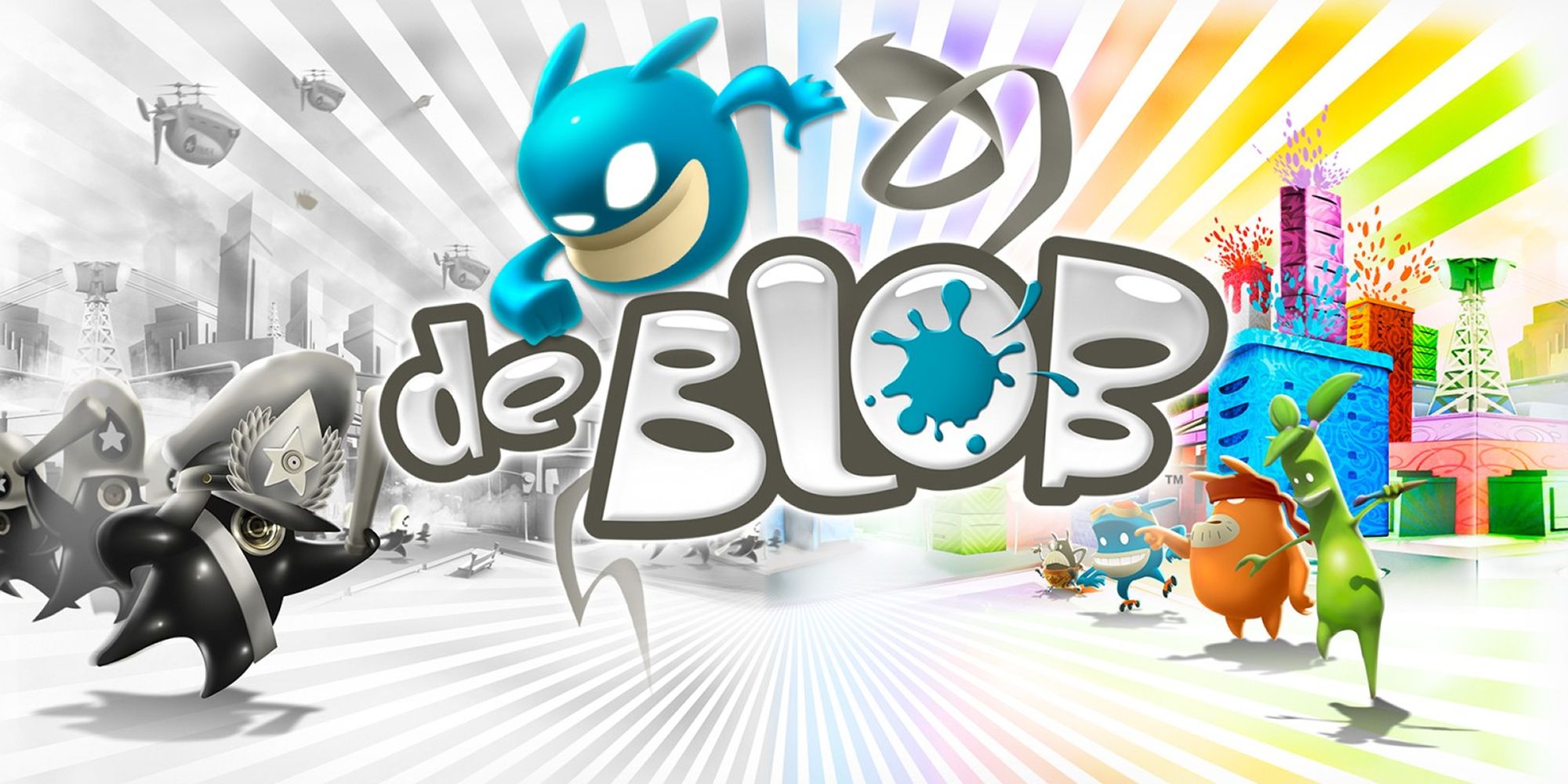 De Blob With Inkies And Team At Title