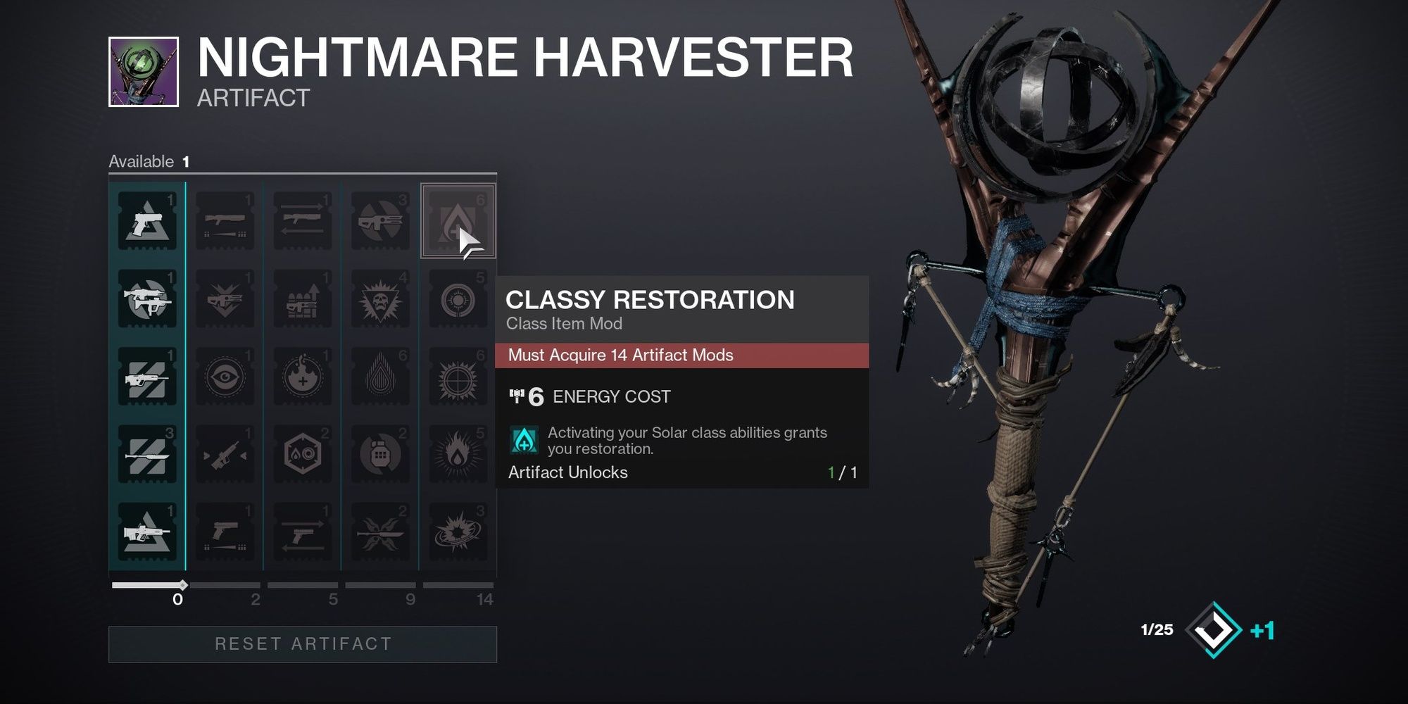 Destiny 2 Nightmare Harvester Column 5
