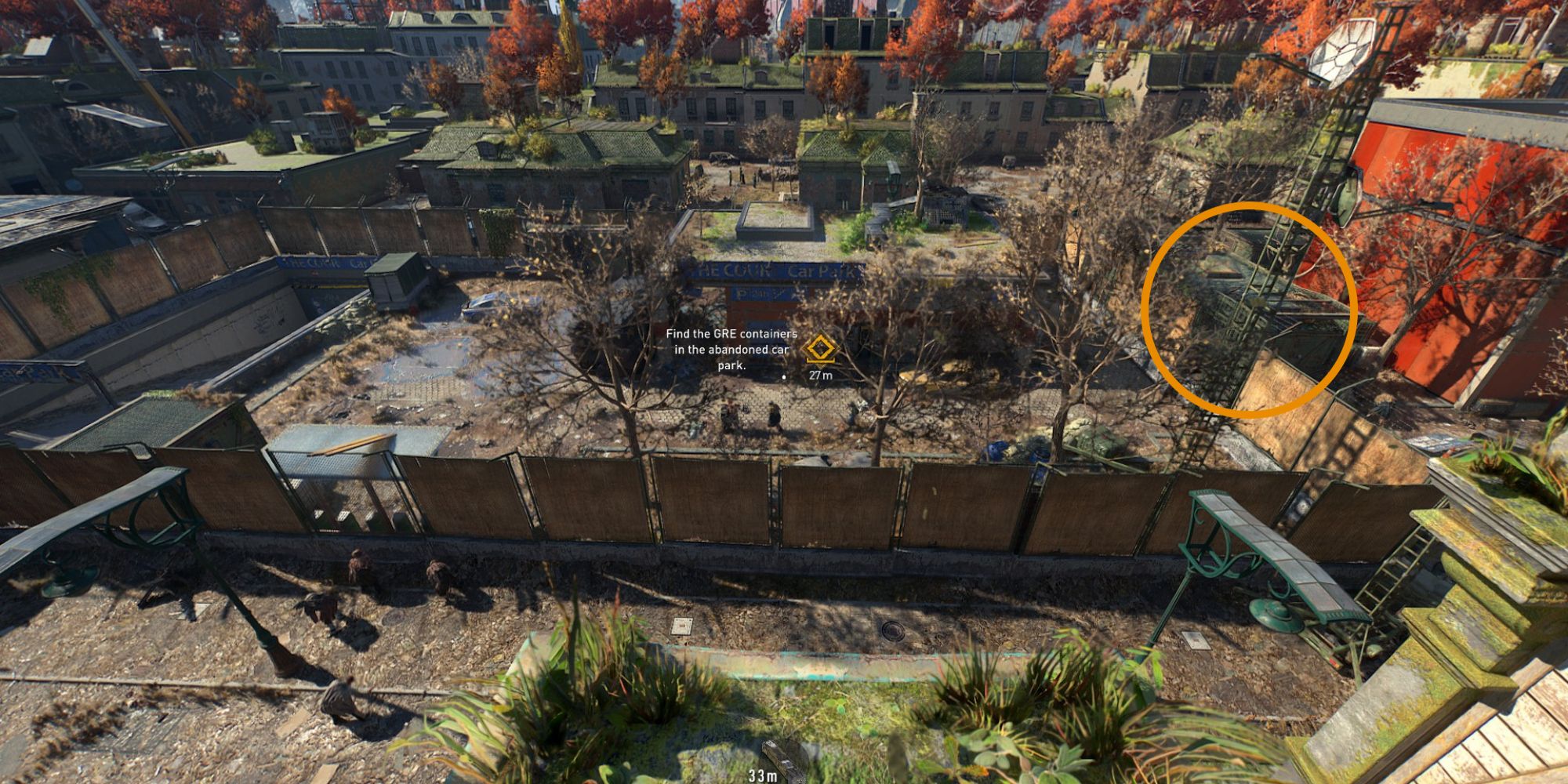Dying Light 2 car park and inhibitor location