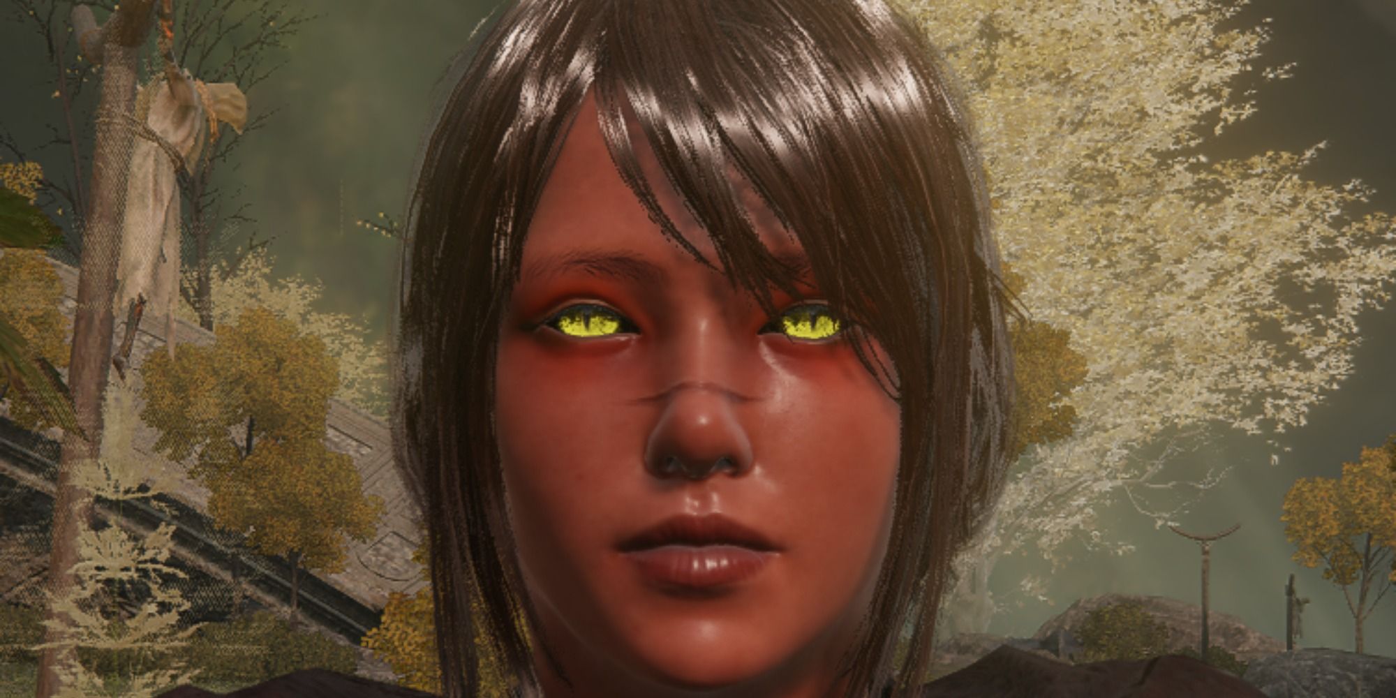 A Tarnished with Draconic Eyes in Elden Ring