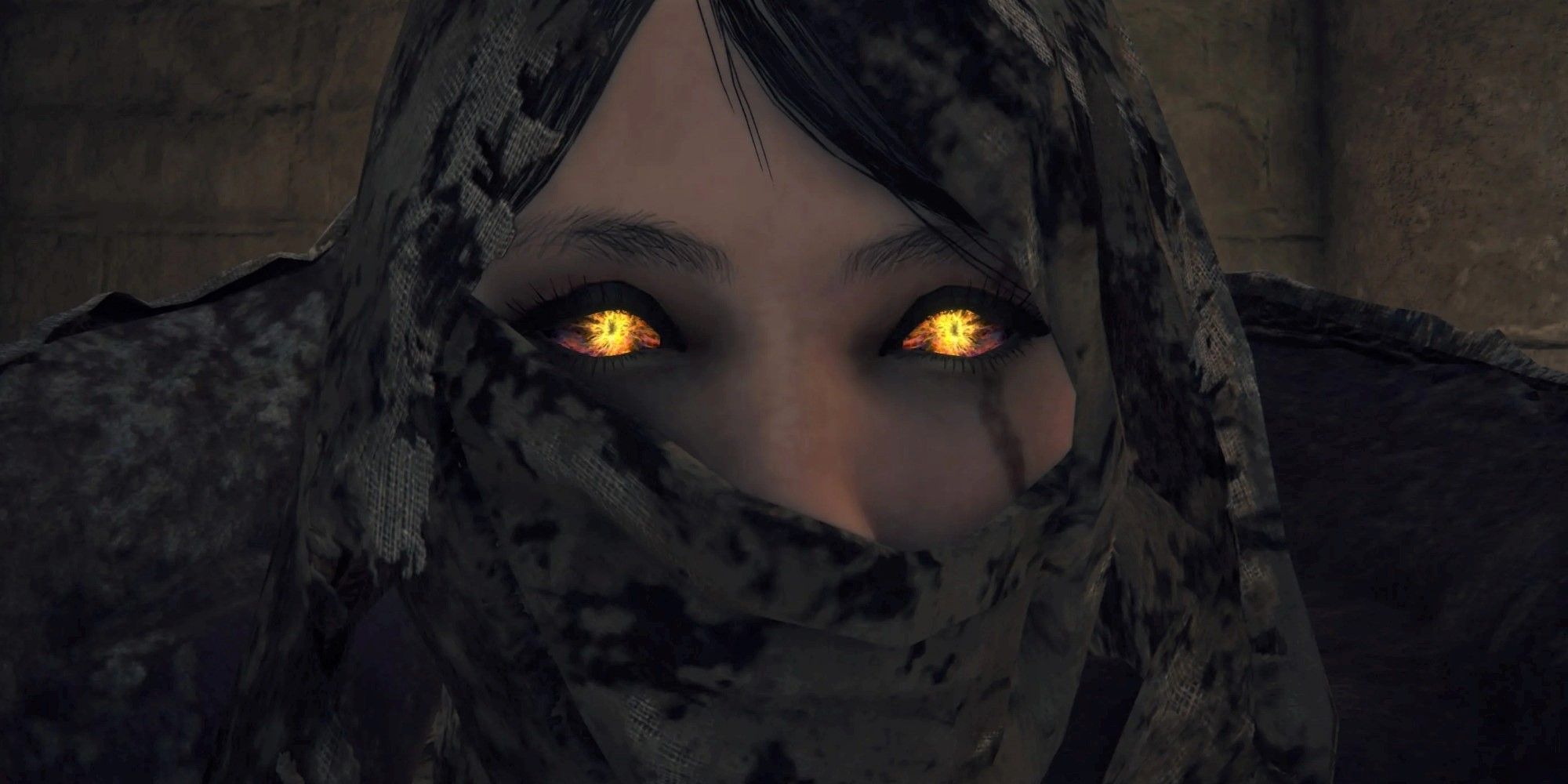 A Tarnished with Frenzied Flame Eyes in Elden Ring