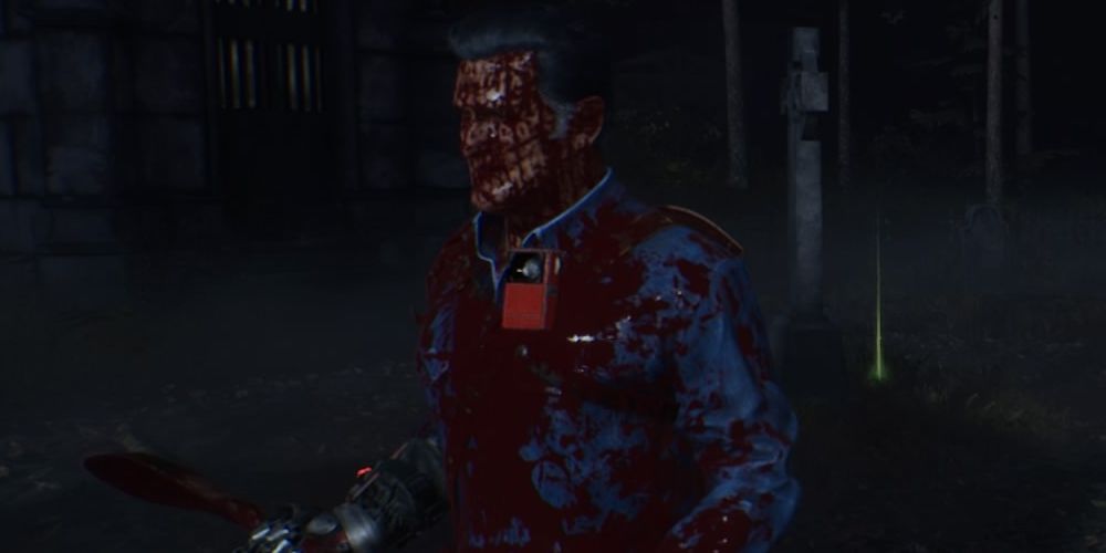 Evil Dead the game blood splatter
