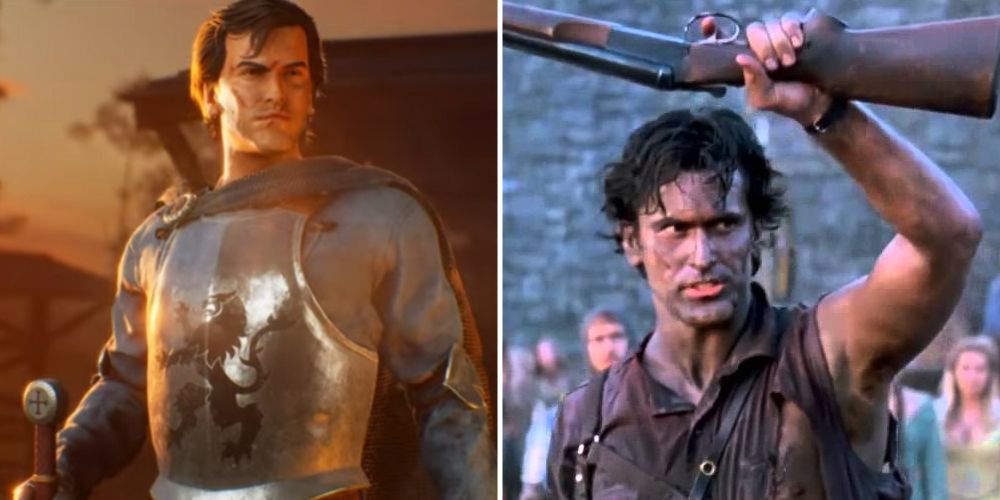 Ash Williams Bruce Campbell Gallant Knight outfit skin this is my boomstick
