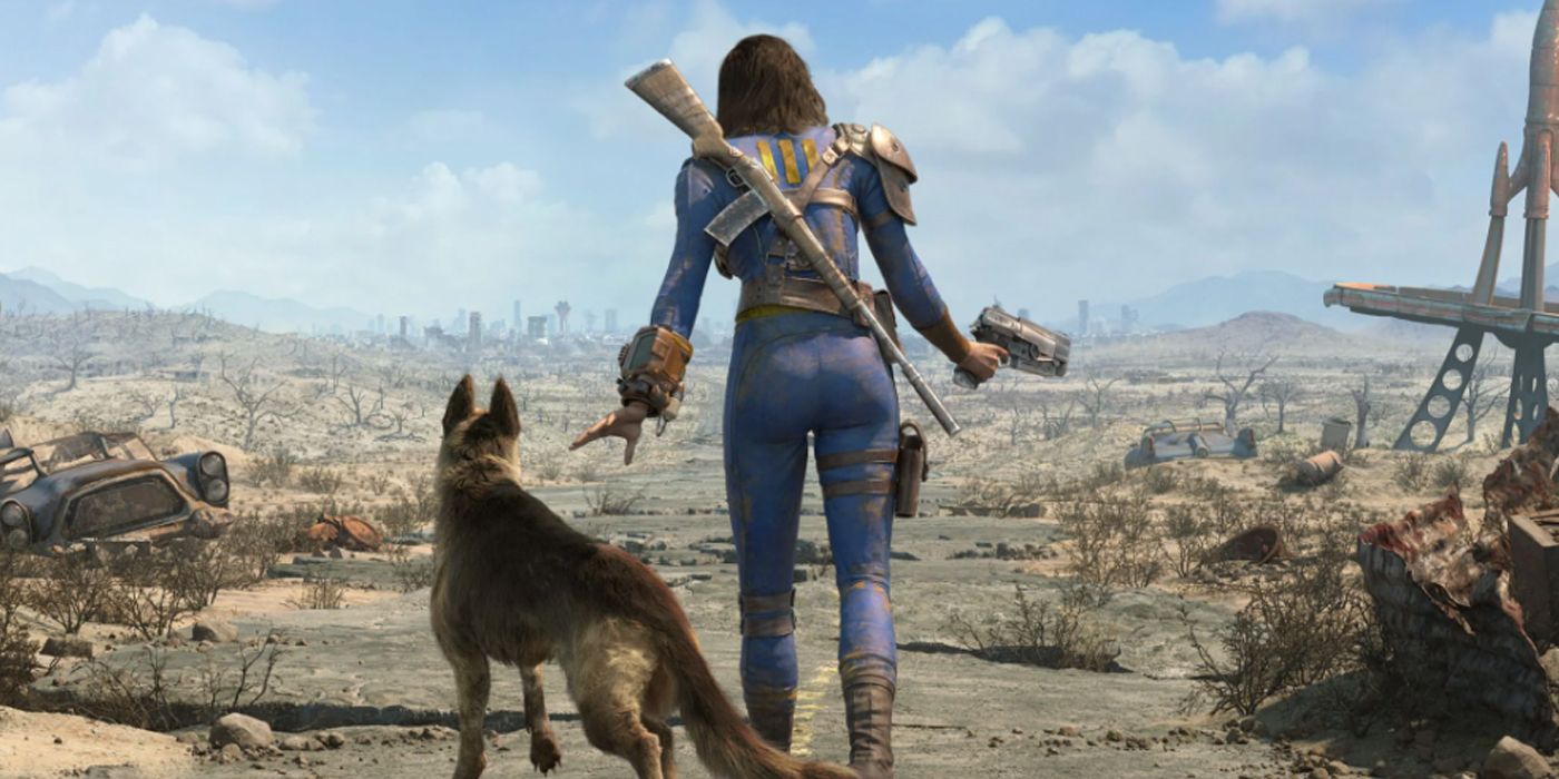 Fallout4 Lone Wanderer and Dogmeat
