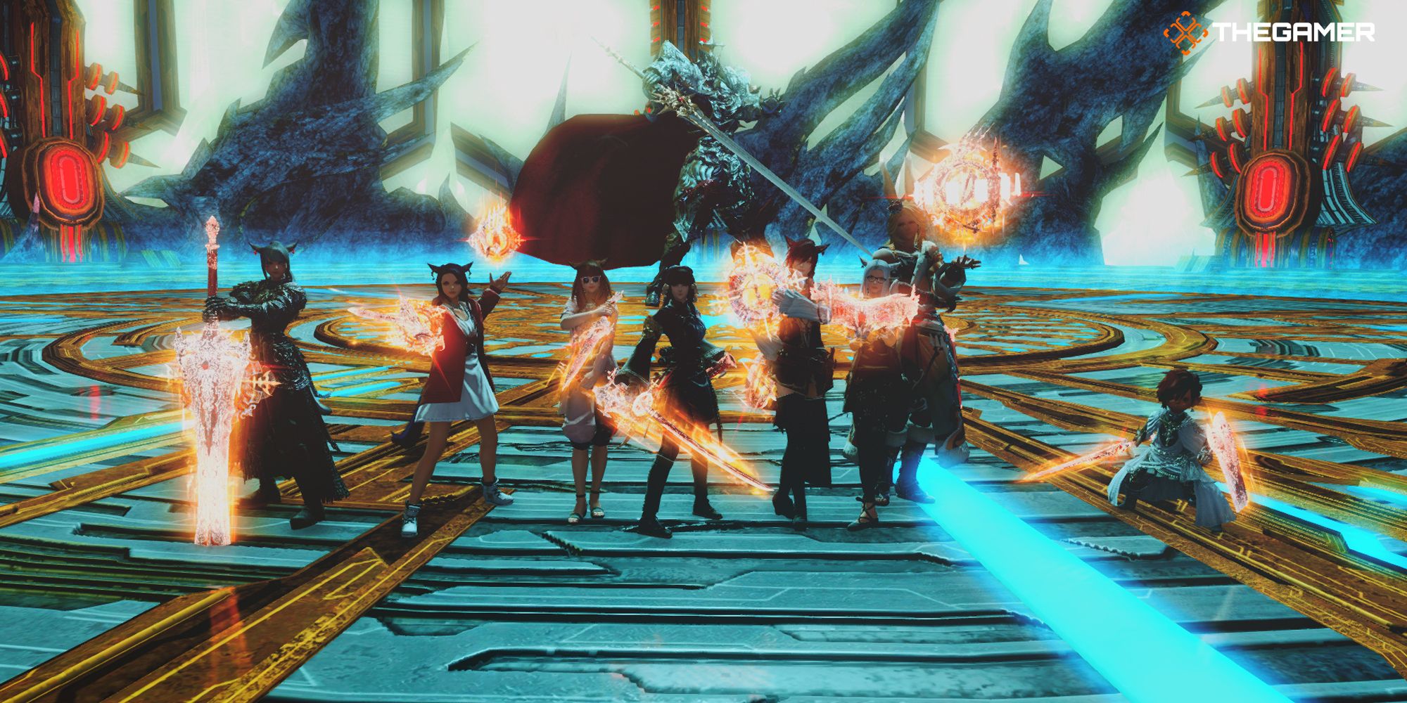Final Fantasy 14 team neverland in dragonsong's reprise ultimate