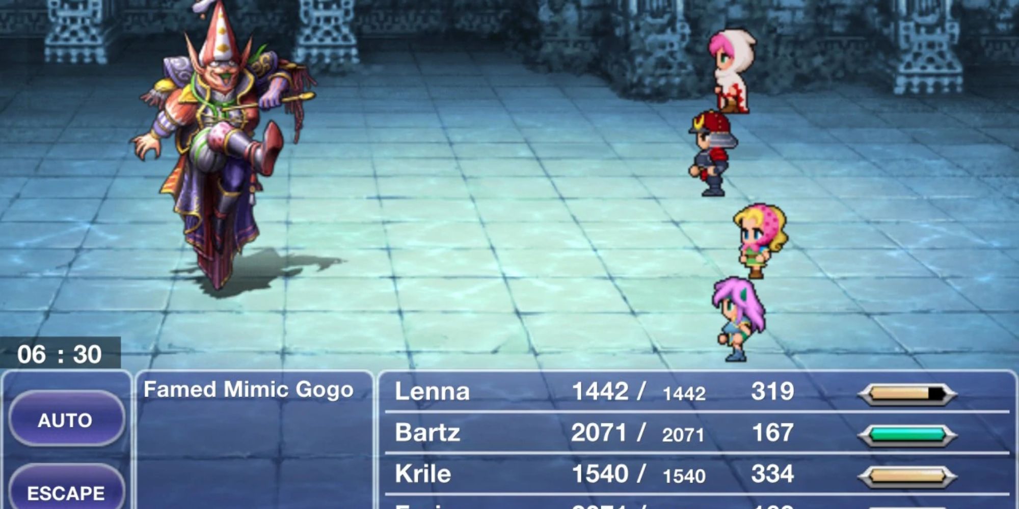 Final Fantasy 5 Screenshot Of Famed Mimic Gogo