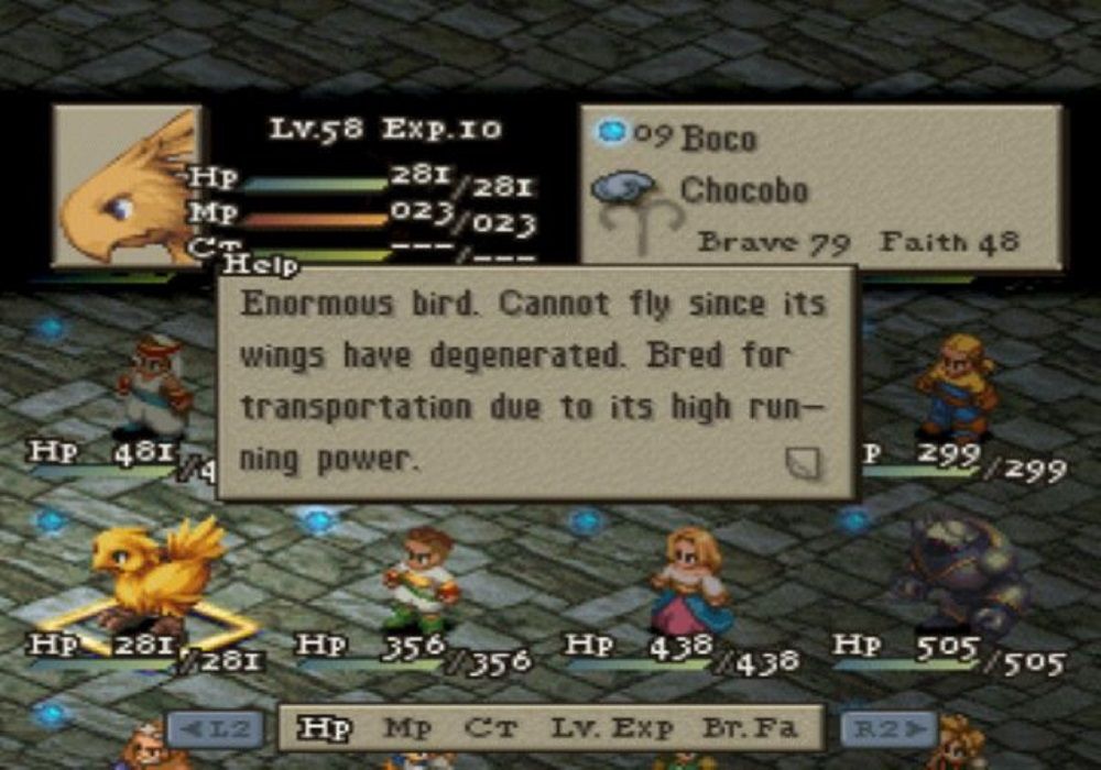 Final Fantasy Tactics Boco
