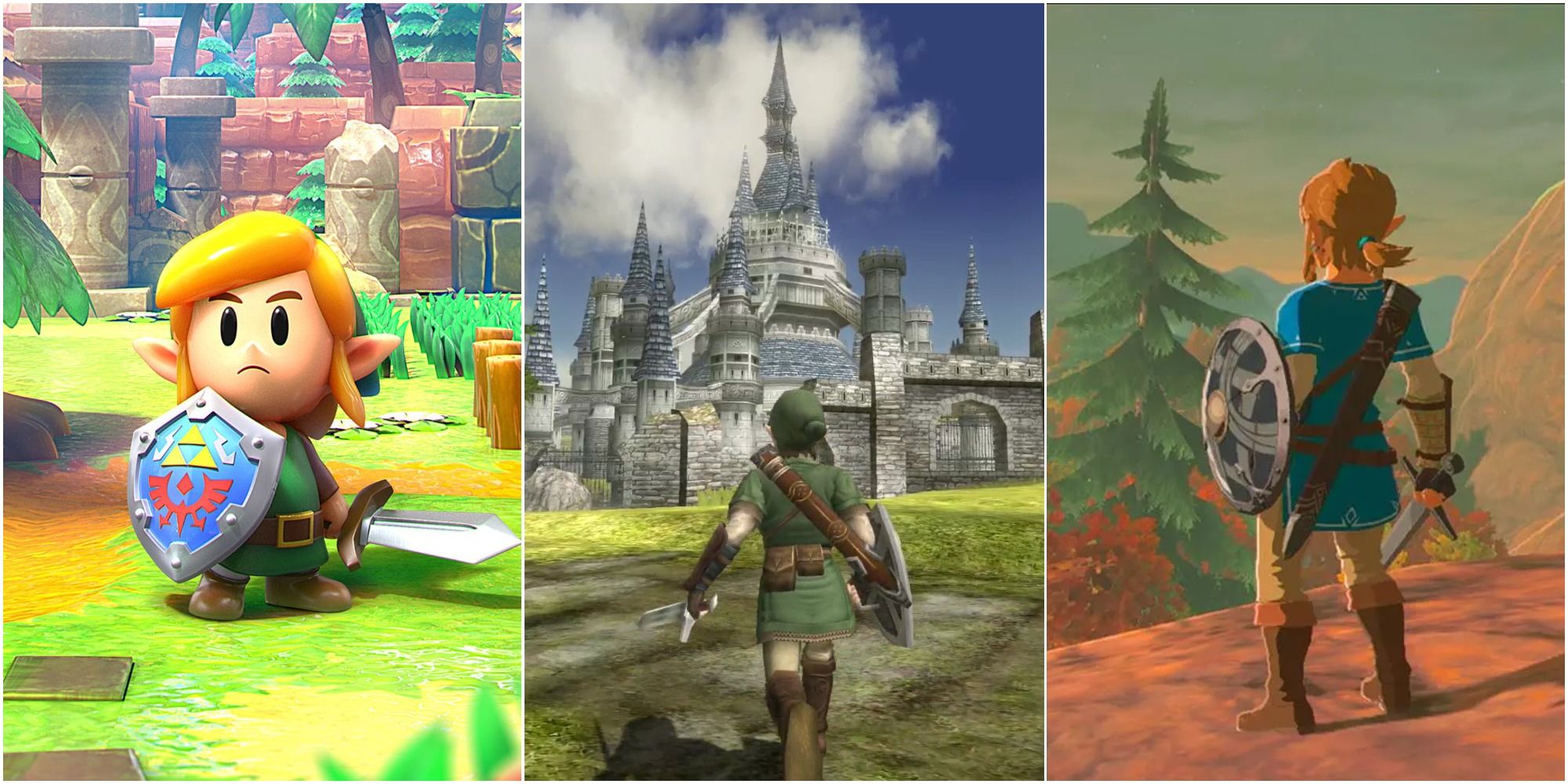 Zelda Explorability Featured - Link's Awakening, Twilight Princess, Breath Of The Wild