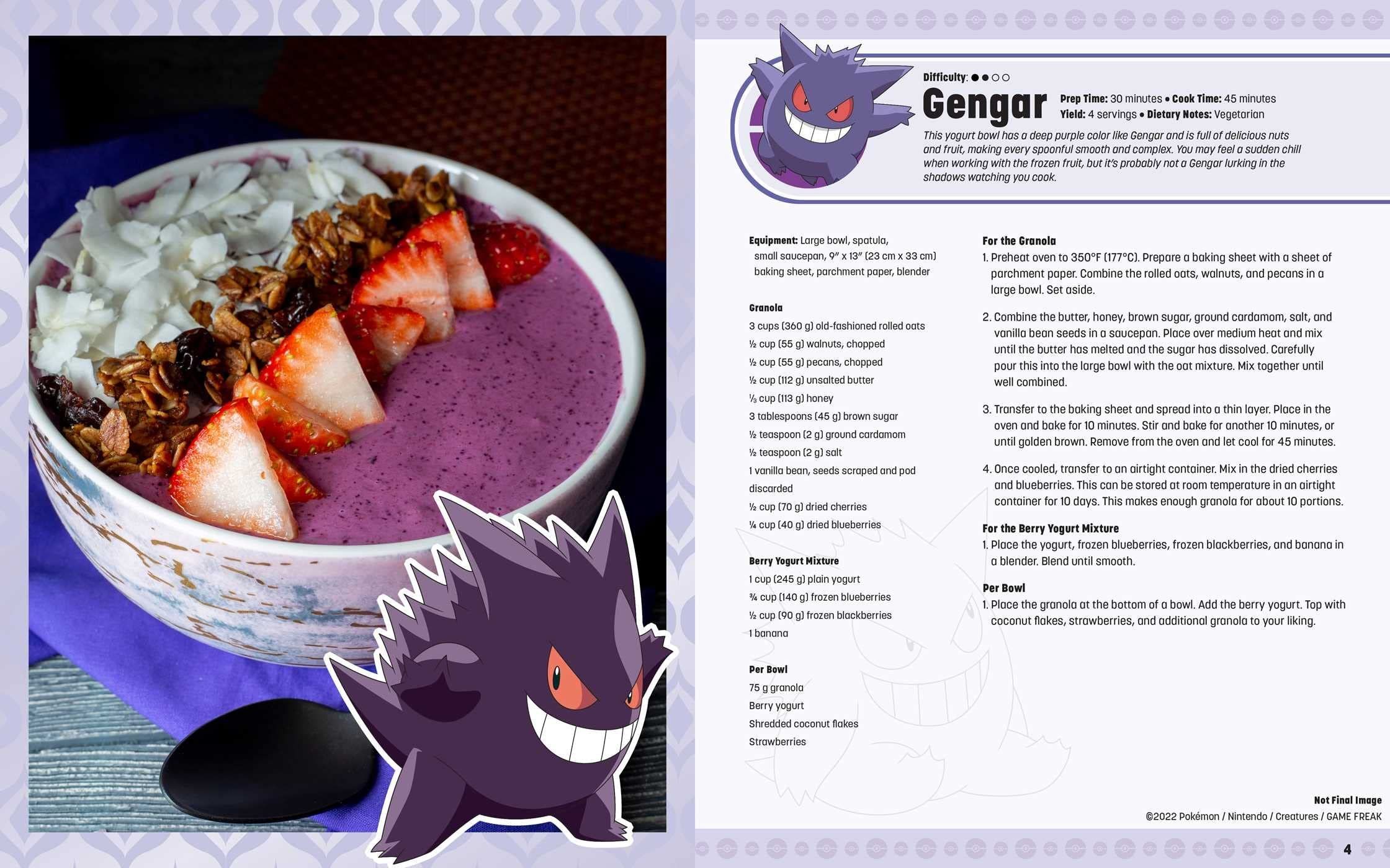 Gengar Pokemon Cook Book - via Amazon