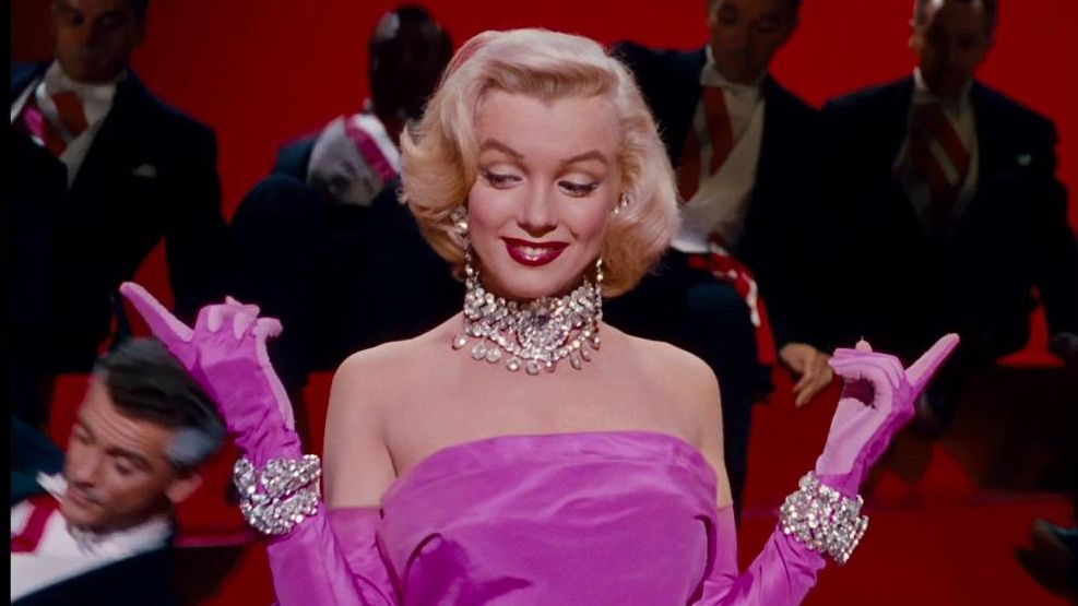 Gentlemen Prefer Blondes monroe singing Diamonds