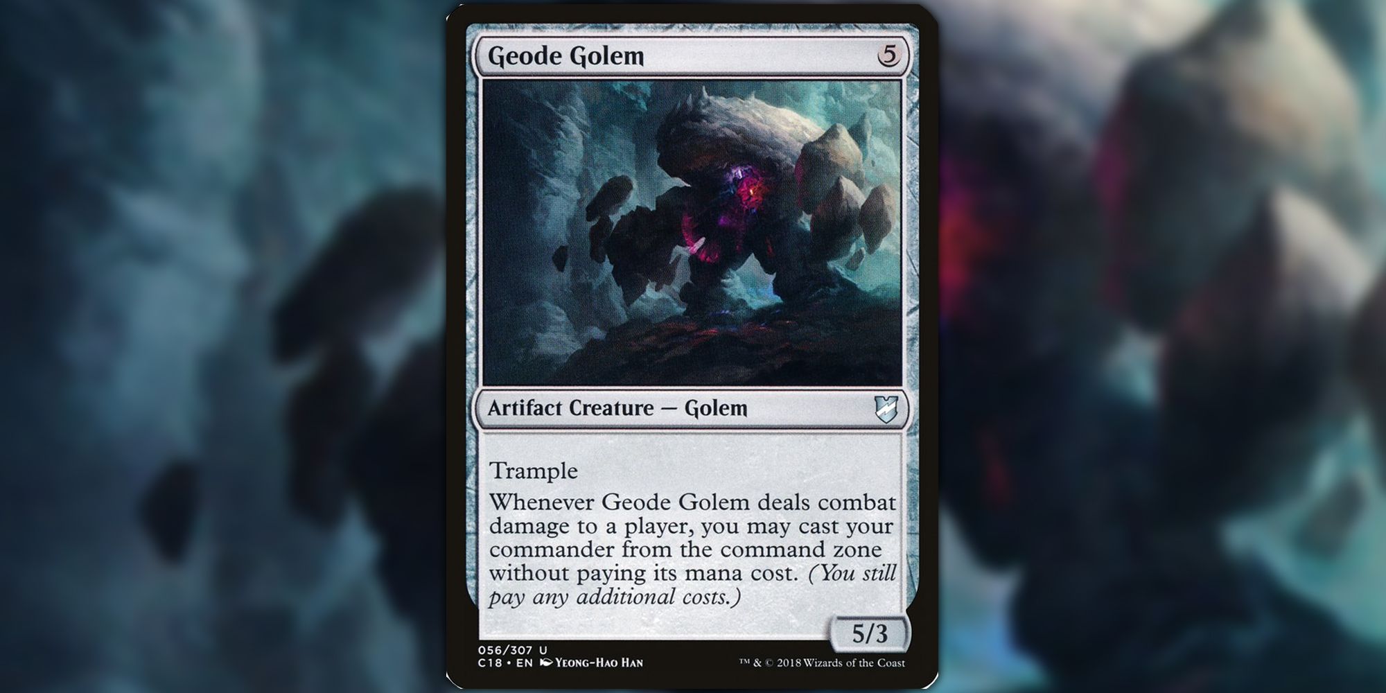 Geode Golem from Magic The Gathering
