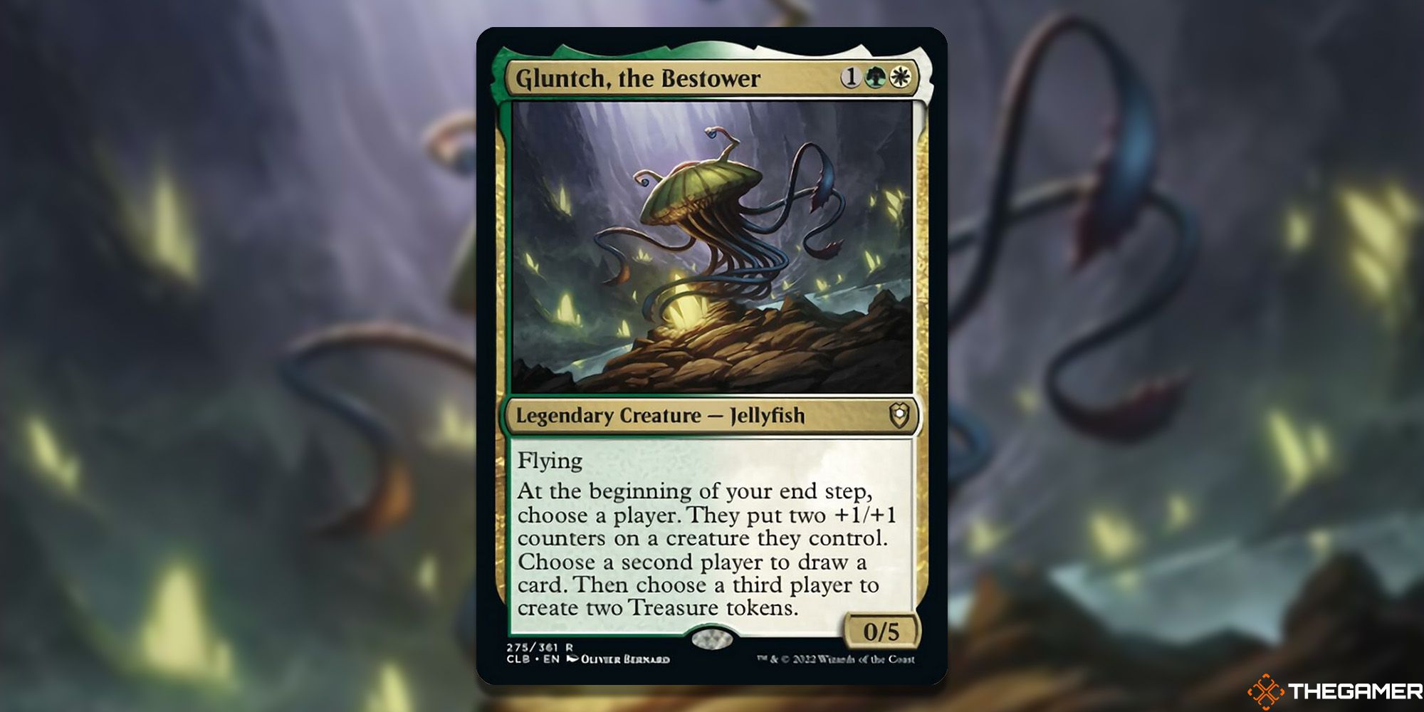 Image of the Gluntch, the Bestower card in Magic: The Gathering, with art by Olivier Bernard