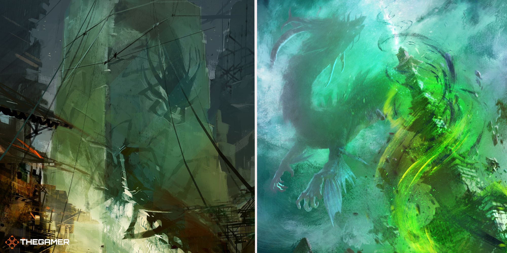 Guild Wars - Concept art for Soo-Won in the Jade Sea in Guild Wars Factions and 2